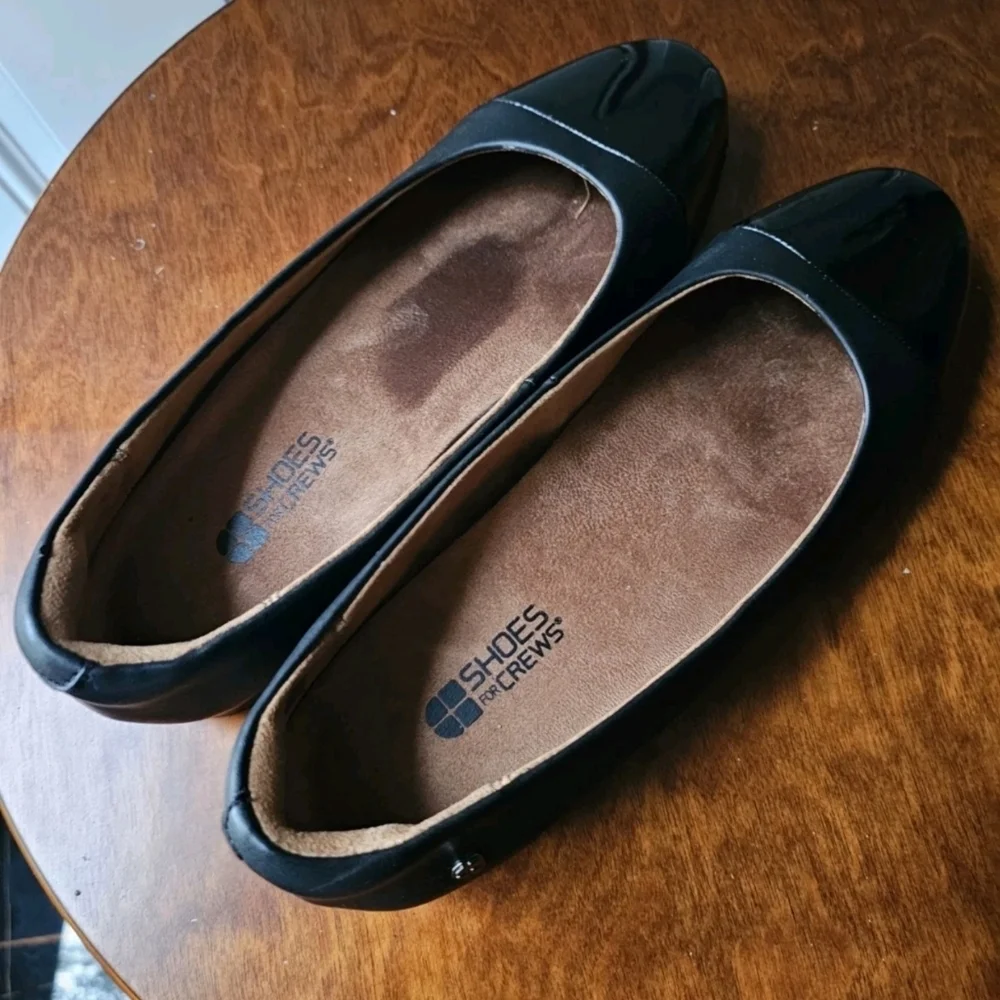 Dr. Scholl's Glossy Black Flats